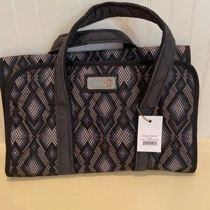 Cinda B Hanging Cosmetic Bag- Python